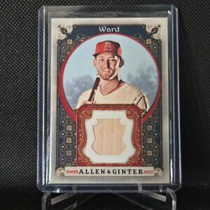 Taylor Ward 2023 Topps Allen & Ginter ' Bat Relic ' Card Insert #AGRS-TW